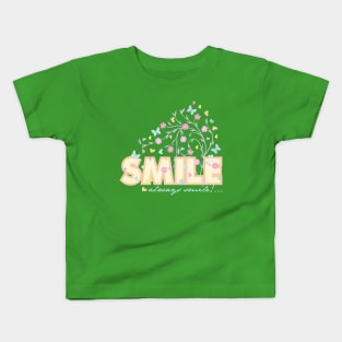 Smile always smile Kids T-Shirt